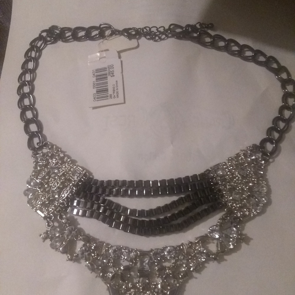 Multi Layer Adjustable Statement Necklace.Missing - image 1